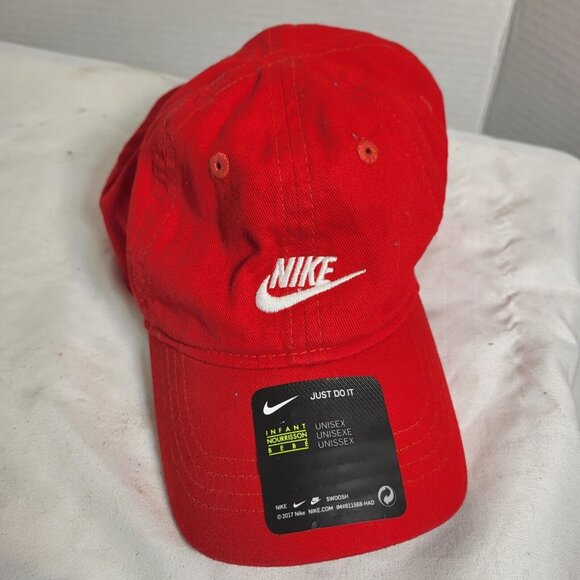 Infant Baby Nike Cap Adjustable Hat red  Little Boys Toddler w/tag - Picture 1 of 10